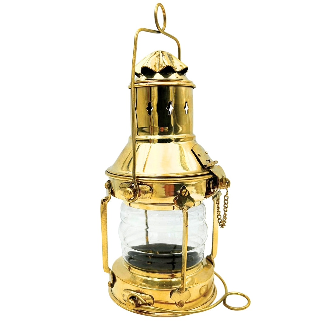 Mässingsfotogenlampa retro present till seglare – SL10