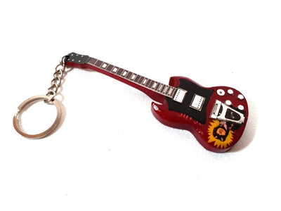 Nyckelring gitarr i stil med AC/DC - Angus Young – Tribute - EGK-0597