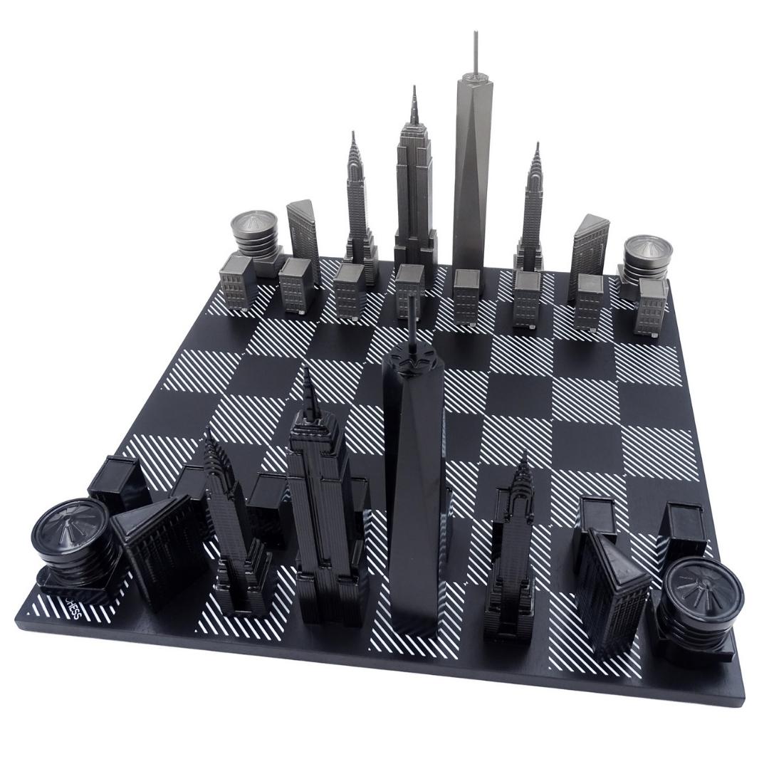 Designschack Skyline New York i rostfritt stål – NY
