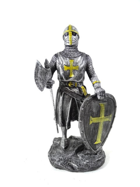 Riddare - korsfarare - Dekorativ figur - Höjd 18cm - MC-23079