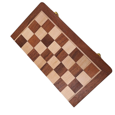Magnetiskt träschack 30x30cm hopfällbart - G614