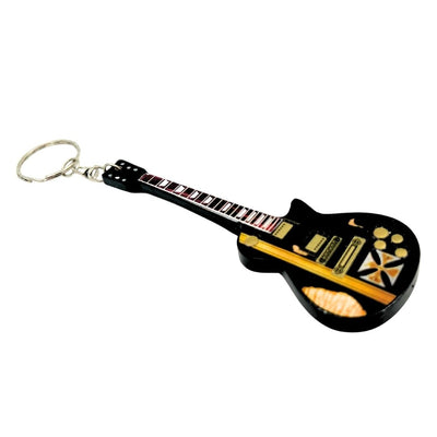 Nyckelring gitarr i stil med Metallica - James Hetfield - Iron Cross - EGK-0191