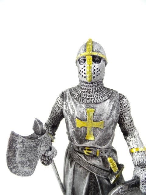 Riddare - korsfarare - Dekorativ figur - Höjd 18cm - MC-23079