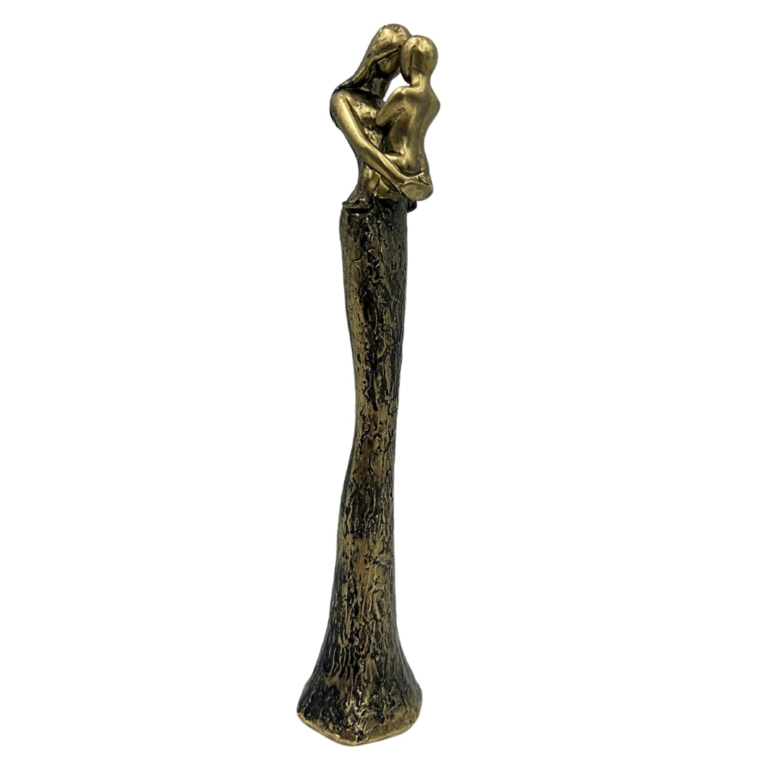 Modern figur, mor med barn - Symbol för familjen - Höjd 27cm - E43586