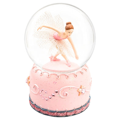 Speldosa med dansande ballerina i glaskula, 12cm - MG-19016