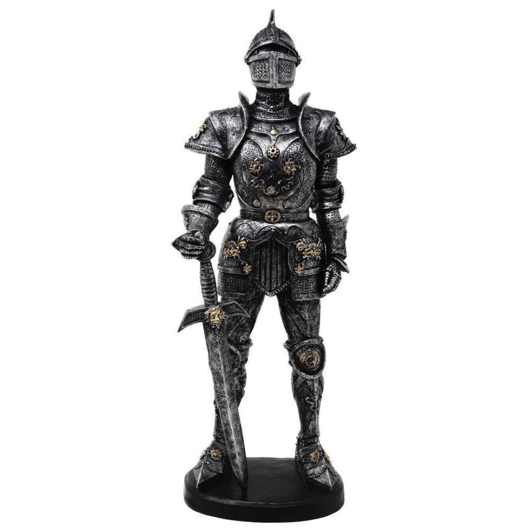 Dekorativ figur – riddare i rustning 39cm – MC-23158