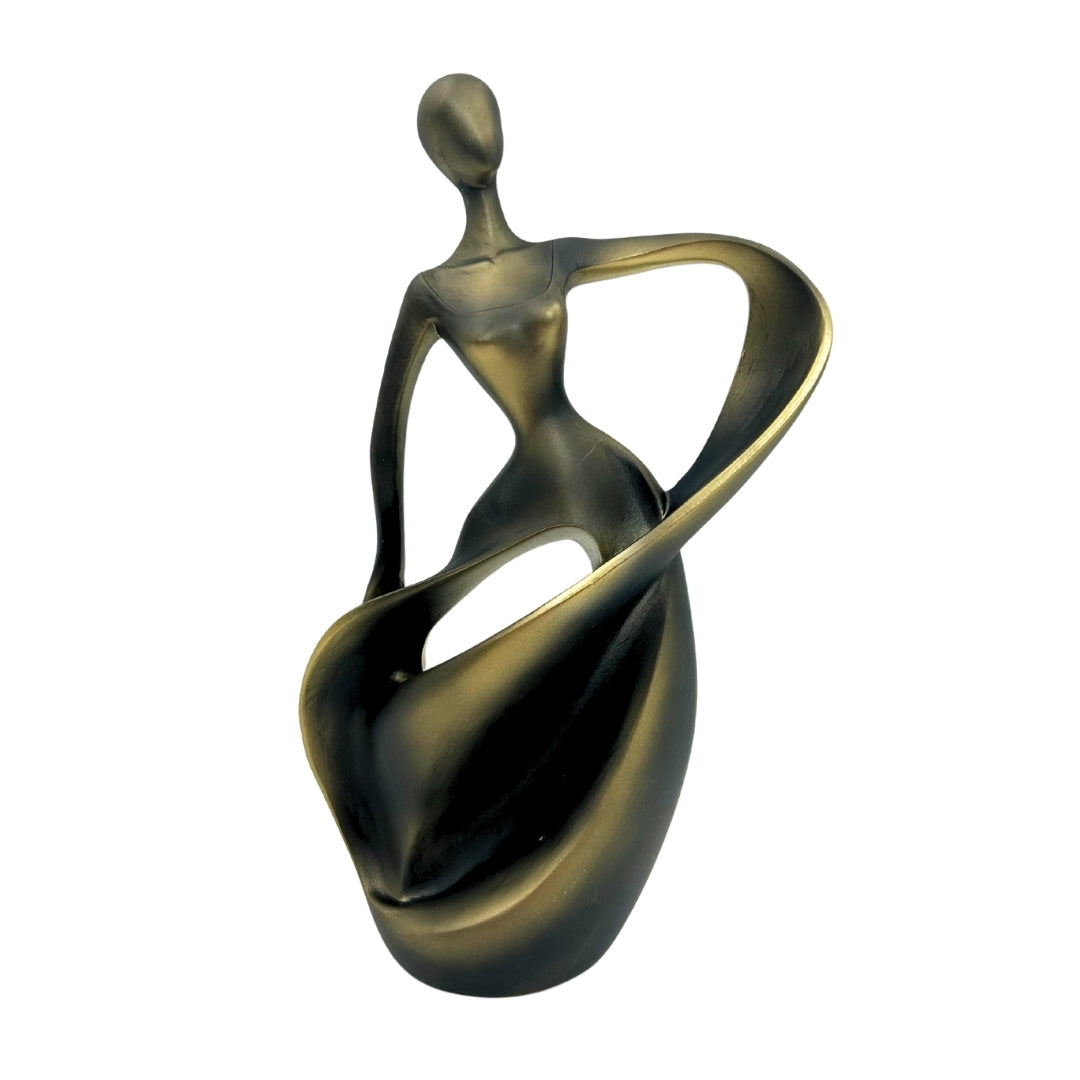 Dansarfigur – modern abstrakt dekoration 24cm - E44446
