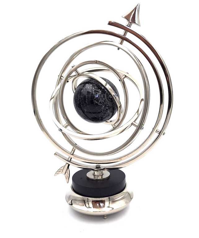 Sfäriskt astrolabium med glob 44,5 cm - NI9117