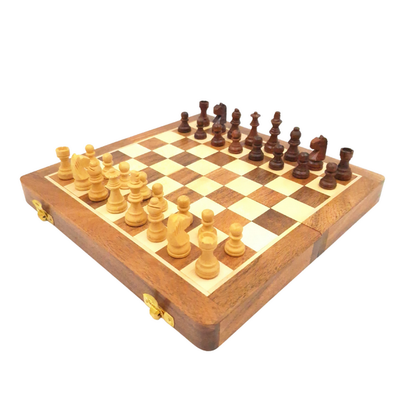Magnetiskt träschack 25x25cm - DNU-026