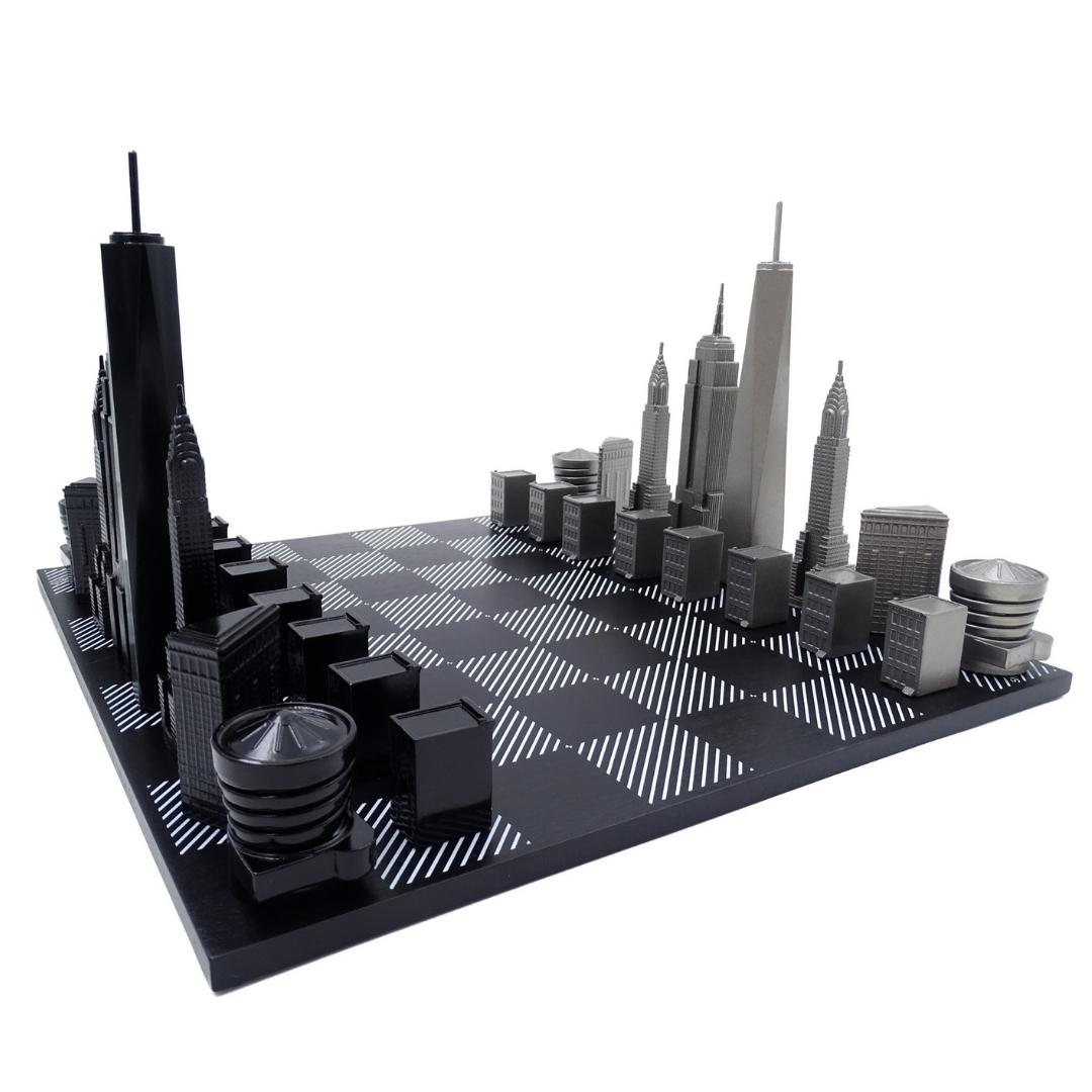 Designschack Skyline New York i rostfritt stål – NY