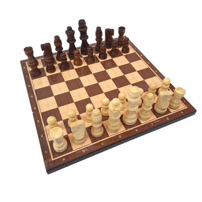 Klassiska träschack - 27 x 27 cm – 1050743
