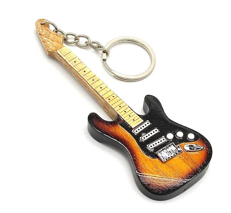 Nyckelring - gitarr i Deep Purple-stil - Ritchie Blackmore - EGK-0283
