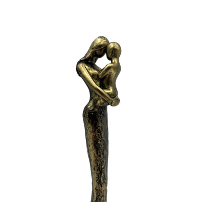 Modern figur, mor med barn - Symbol för familjen - Höjd 27cm - E43586