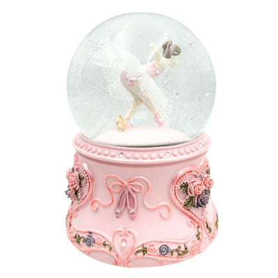 Speldosa Dansande Ballerina i Glaskula 15cm – MG-963