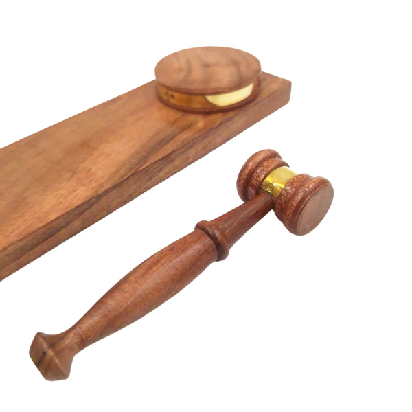 Domarklubba - pennställ - present till jurist – DNU-023