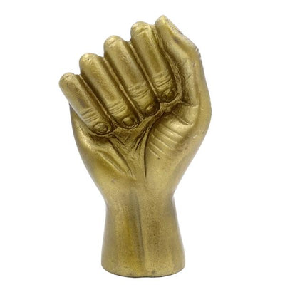 Dekorativ figur Knuten näve i aluminium 18cm – 20755-18