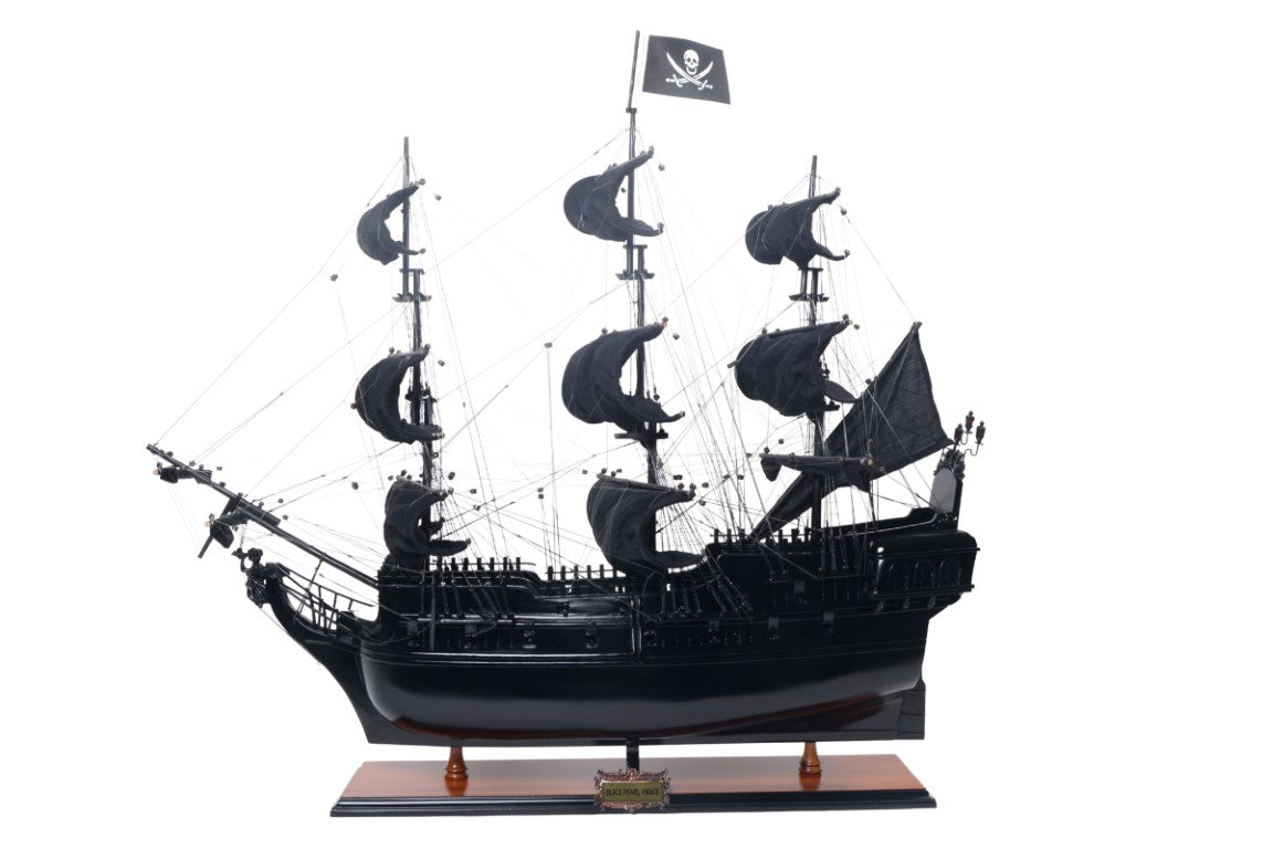 Svarta pärlan modell av piratskepp - Längd 89cm - BP80R