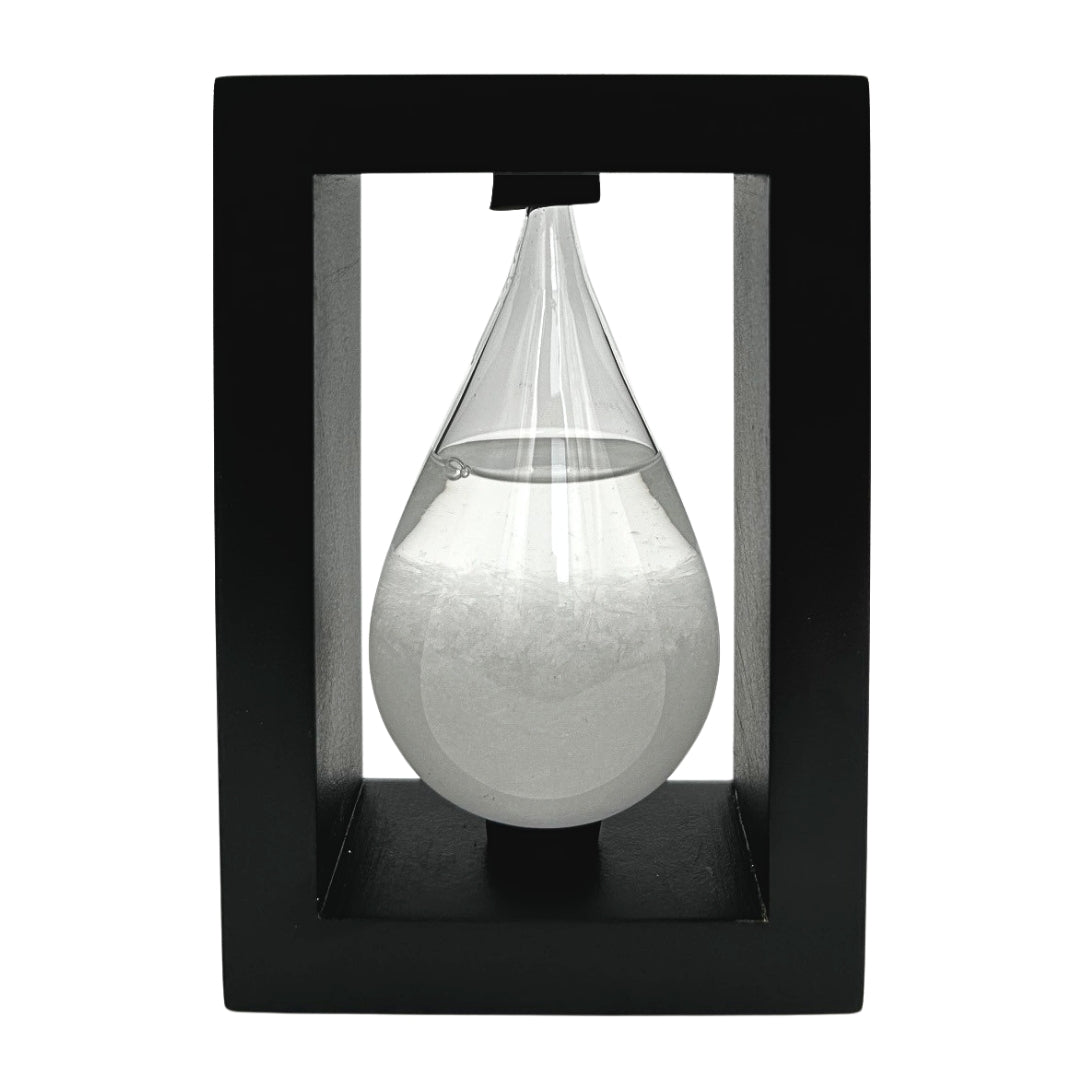 Fitzroys Stormbarometer i Träinfattning - Droppe Storm Glass – BAW1