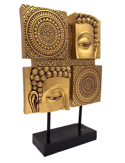 Buddhistisk mandalafigur - 4 delar - 43715