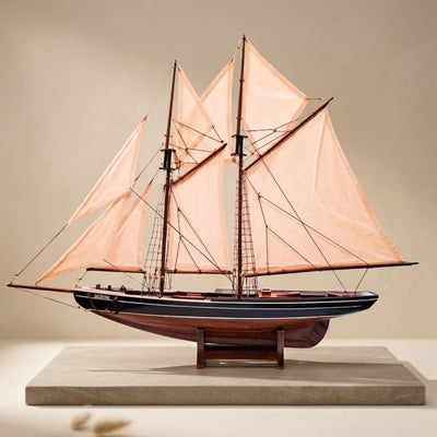 Modell av skonaren Bluenose - maritim dekoration 78 cm – 518