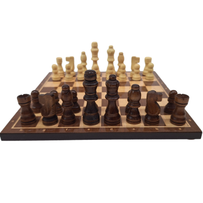 Stora träschack 37 x 37 cm – 1050736