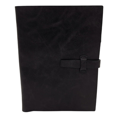 Elegant A5-läderanteckningsbok vintage retro med lås – dagbok/journal – EE4