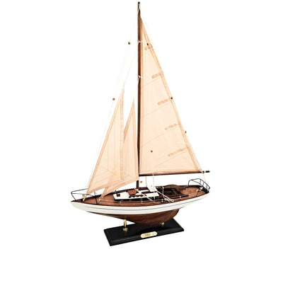 Modell av segelyacht - maritim dekoration 66 cm – 50445