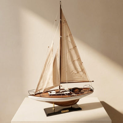 Modell av segelyacht - maritim dekoration 66 cm – 50445