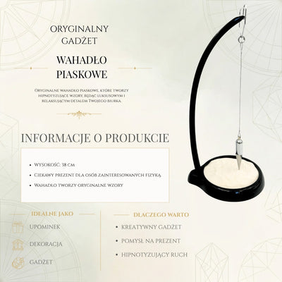 Sandpendel Sand Pendulum - pryl, dekoration - SP012