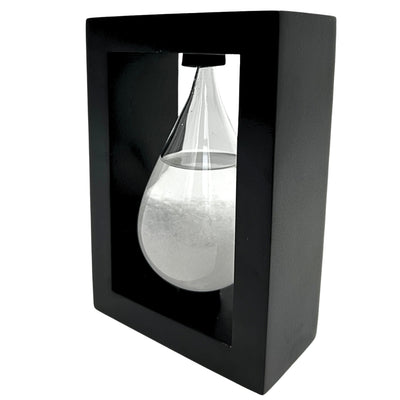 Fitzroys Stormbarometer i Träinfattning - Droppe Storm Glass – BAW1