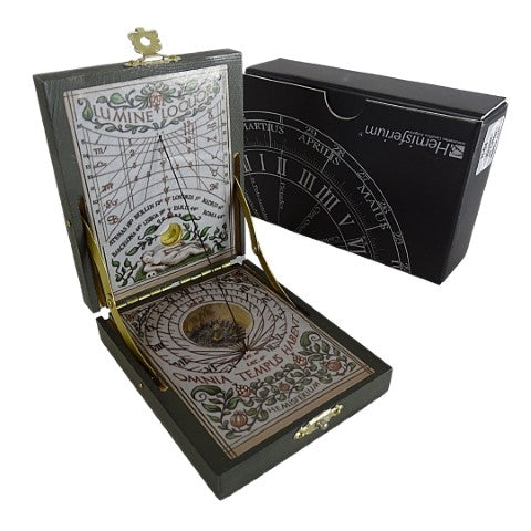 Solur med kompass Kepler-diptyk – replika – H04