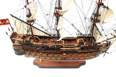 Modell av segelfartyget San Felipe 80 cm, med möjlighet till personlig gravyr