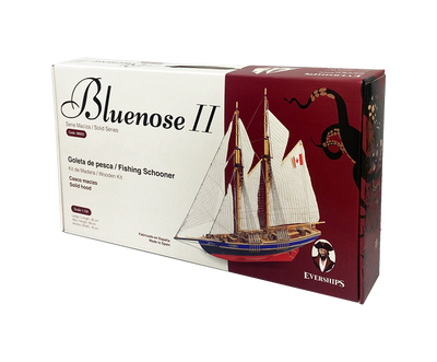 Bluenose II – skonare - trämodell för limning