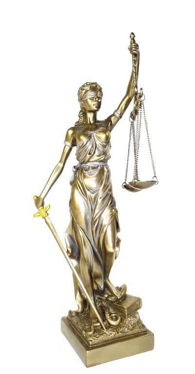 Themis-figur 35 cm - Present till jurist eller domare - MC-90037