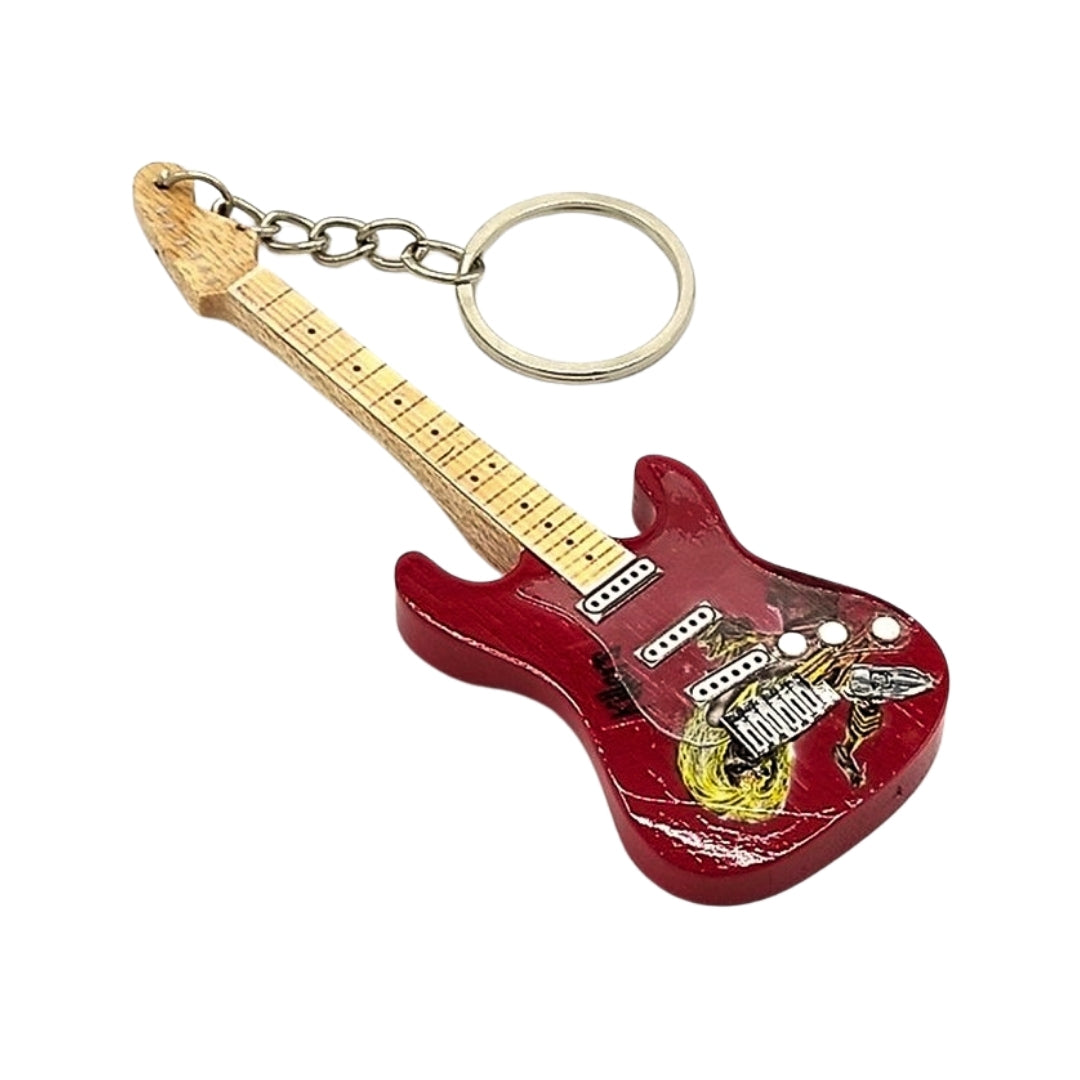 Nyckelring gitarr i stil med Iron Maiden – Eddie – Tribute EGK-0900