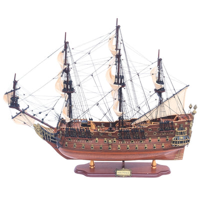 Exklusiv stor modell av segelfartyget HMS Prince 94 cm med möjlighet till personlig gravyr