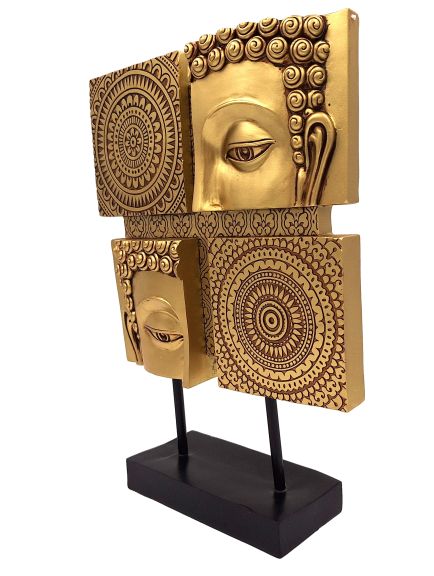 Buddhistisk mandalafigur - 4 delar - 43715