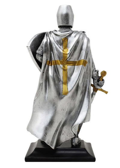 Riddare - korsfarare - stor figur i polyresin - MC-36049