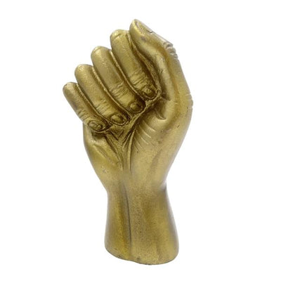 Dekorativ figur Knuten näve i aluminium 18cm – 20755-18