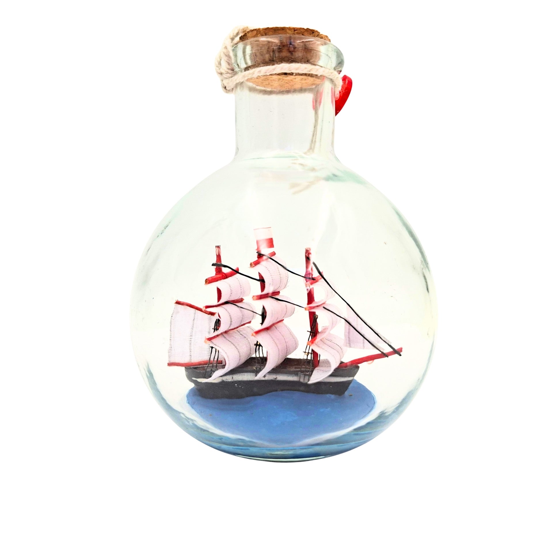 Skepp i flaska Rafandynka – maritim dekoration – MA2012