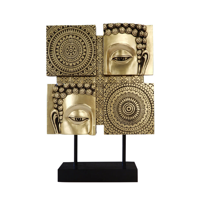 Buddhistisk mandalafigur - 4 delar - 43715