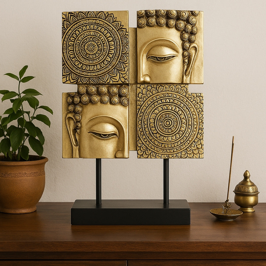 Buddhistisk mandalafigur - 4 delar - 43715