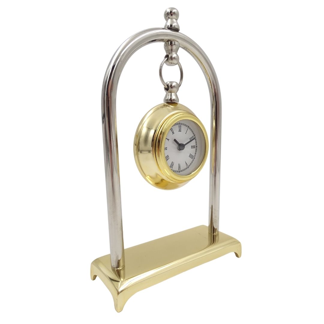 Vintage retro spisklocka – dekorativ skrivbordsklocka - M02
