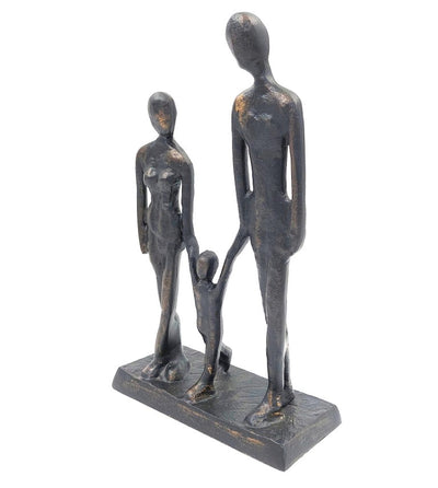 Familj med barn, dekorativ figur DI-FIG-022