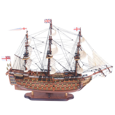 Exklusiv stor modell av segelfartyget HMS Prince 94 cm med möjlighet till personlig gravyr