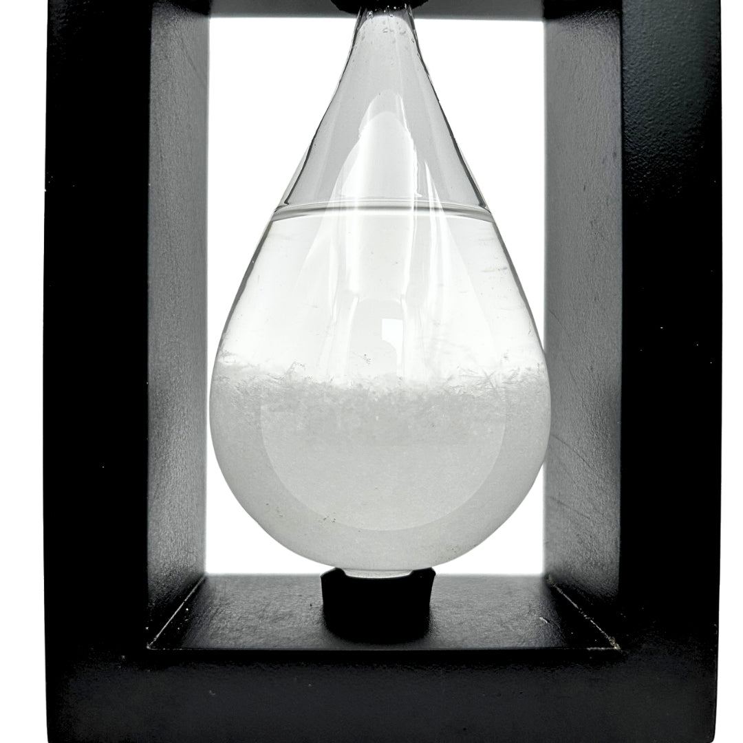 Fitzroys Stormbarometer i Träinfattning - Droppe Storm Glass – BAW1