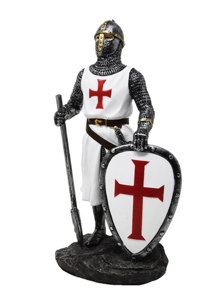 Tempelriddare figur 18,5 cm – Polyresin – MC-23134