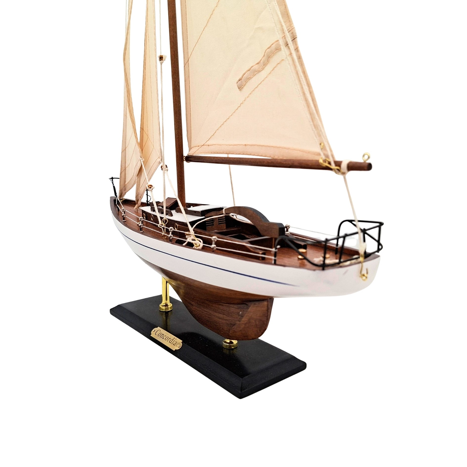 Modell av segelyacht - maritim dekoration 66 cm – 50445