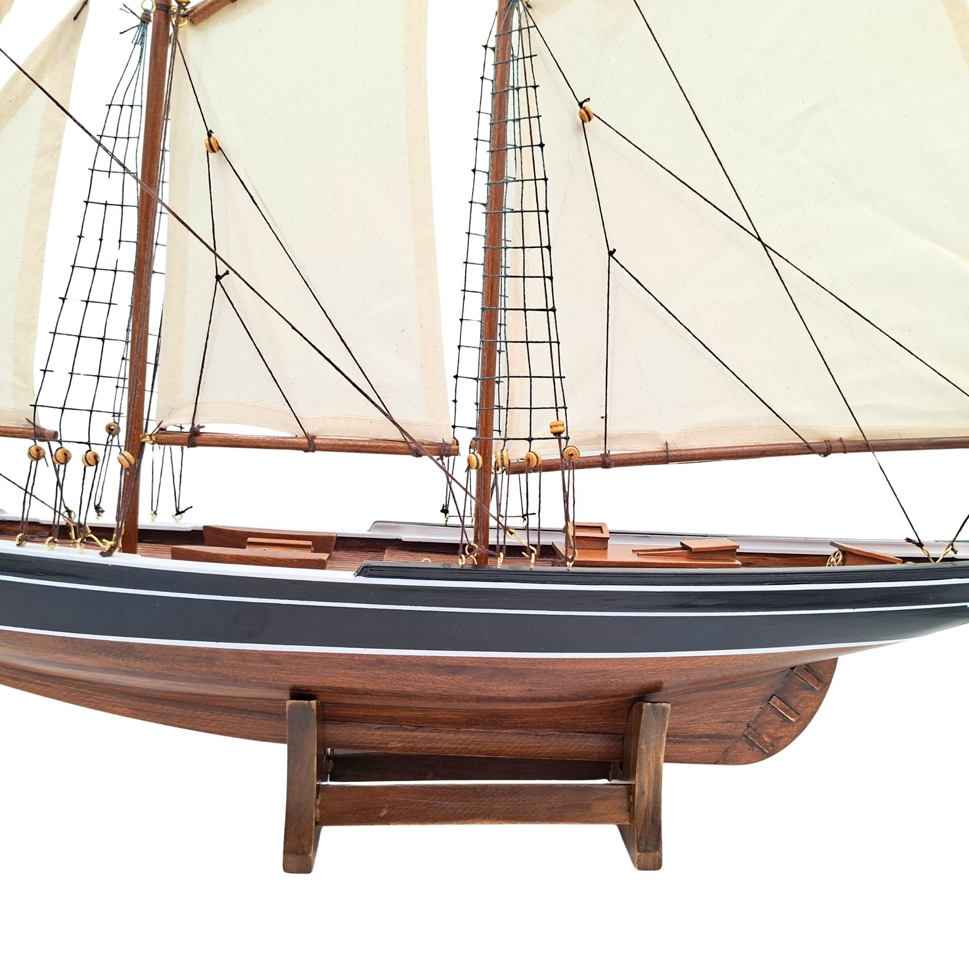 Modell av skonaren Bluenose - maritim dekoration 78 cm – 518