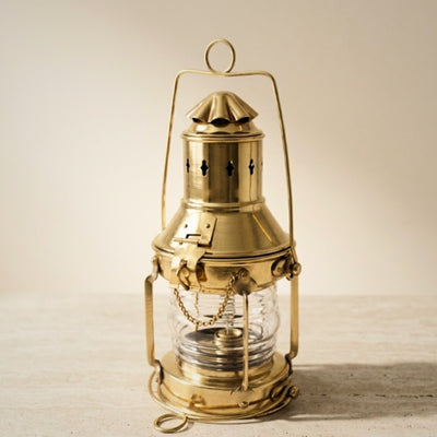 Mässingsfotogenlampa retro present till seglare – SL10